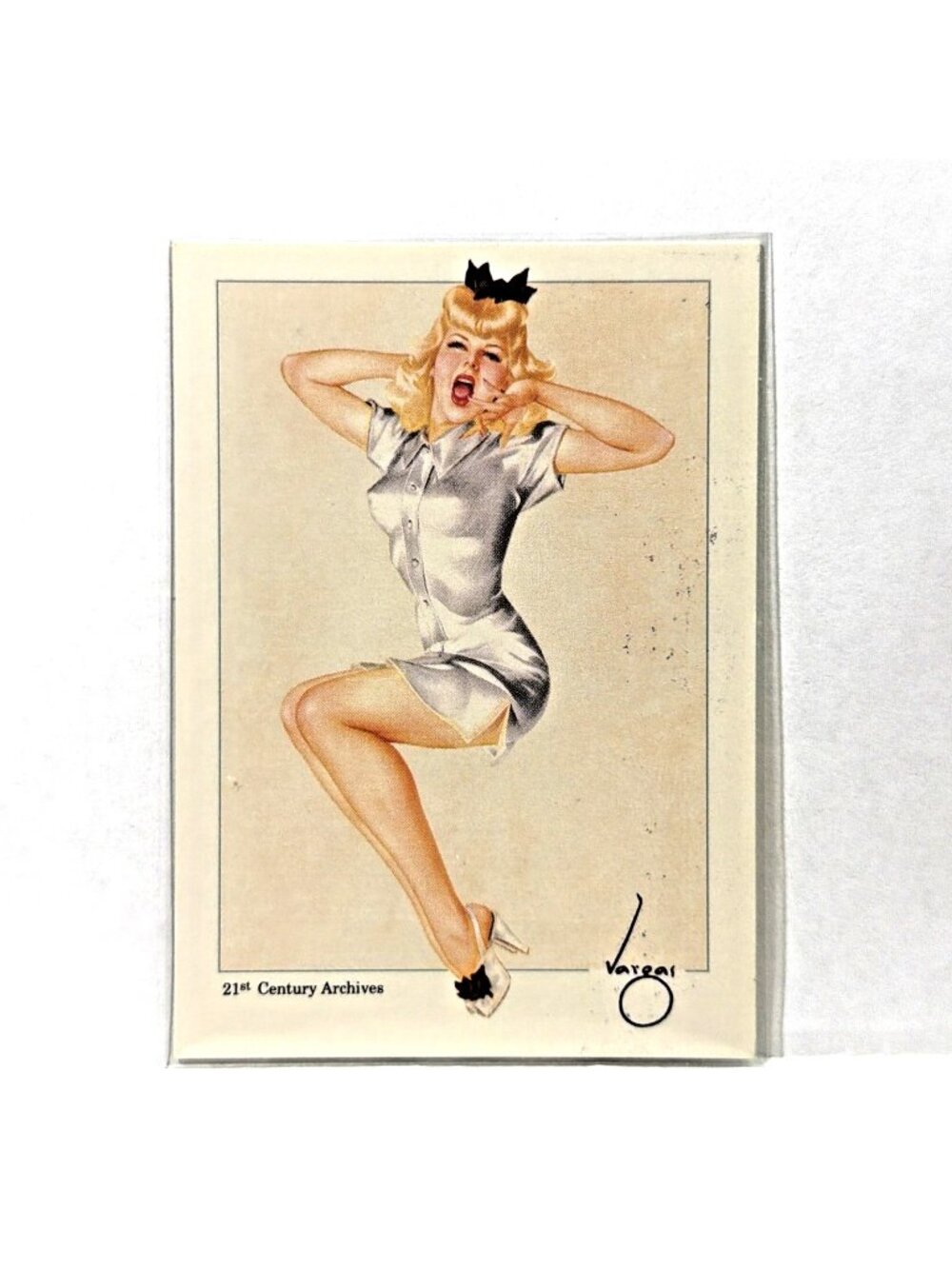 Vargas Girls Gatefold April 1944 Prototype 1992 Trading Card WWII Era Pinup Art